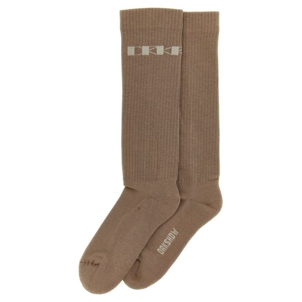 DRKSHDW Beige Cotton Women's Socks